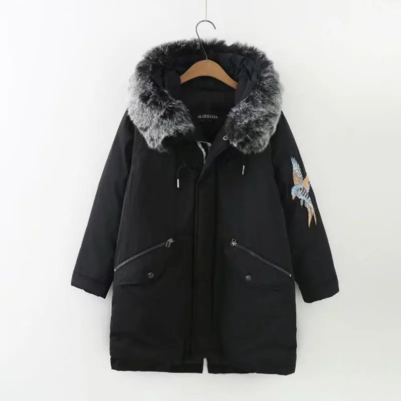 Зимние Повседневные куртки 5XL размера плюс женская одежда MD LONG куртка с большим