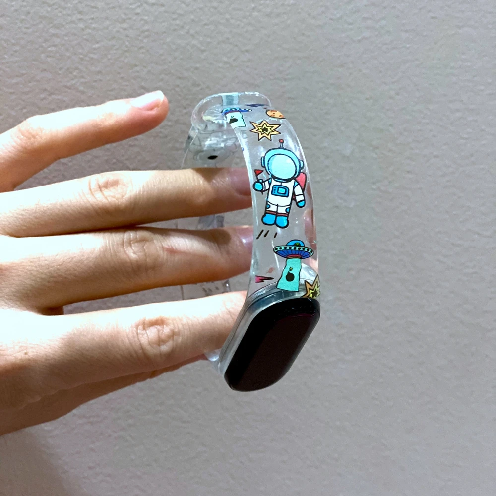 Силиконовый браслет для Xiaomi Mi Band 4 3 розовый винно красный из ТПУ Xiomi Miband 5 (не