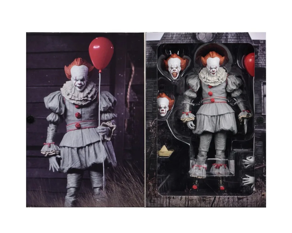 2 типа NECA Стивен Кинг это Pennywise ужас фигурка модель игрушки кукла для подарка