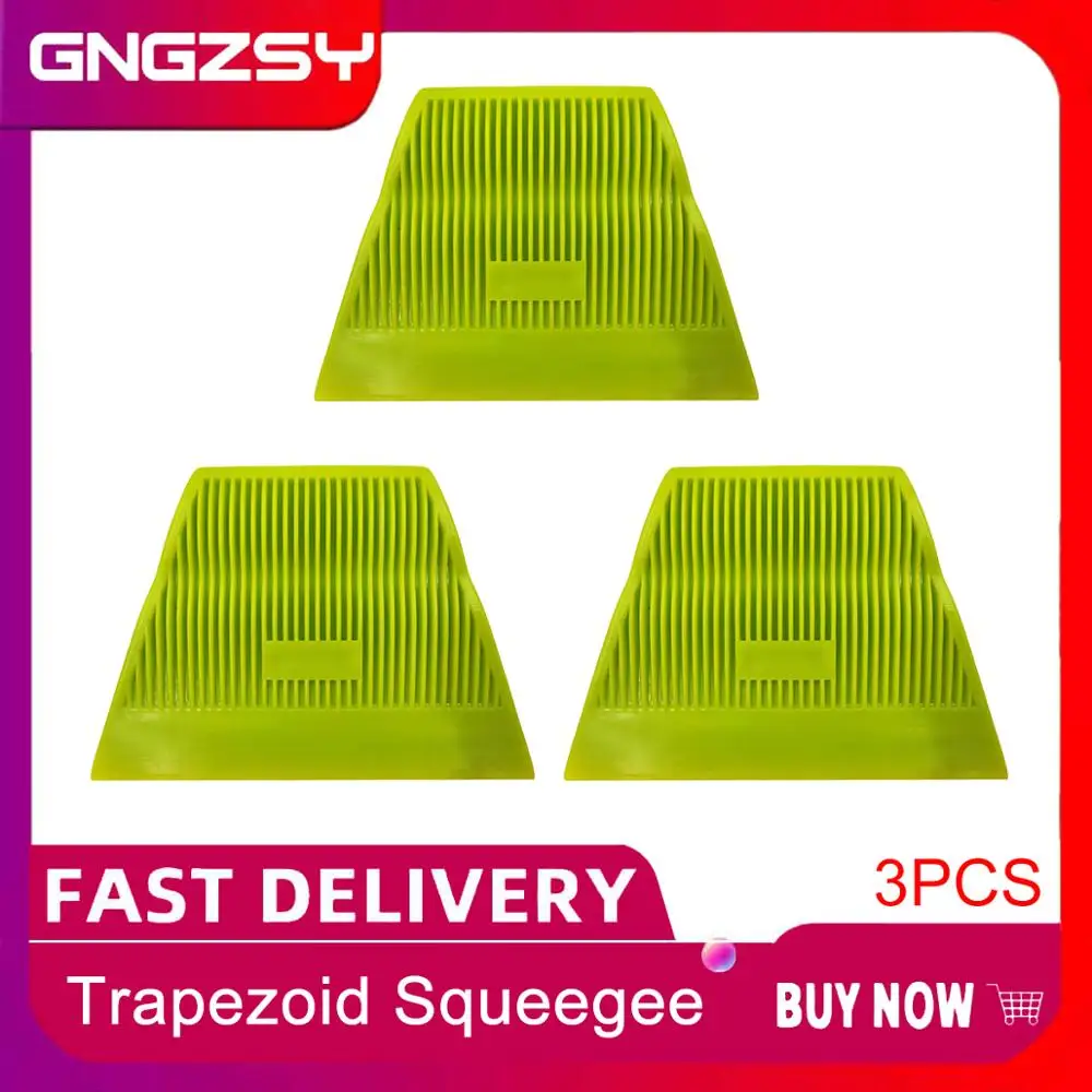 Наклейка трапециевидная для окна 3 шт. углеродное волокно твердый скребок мм |