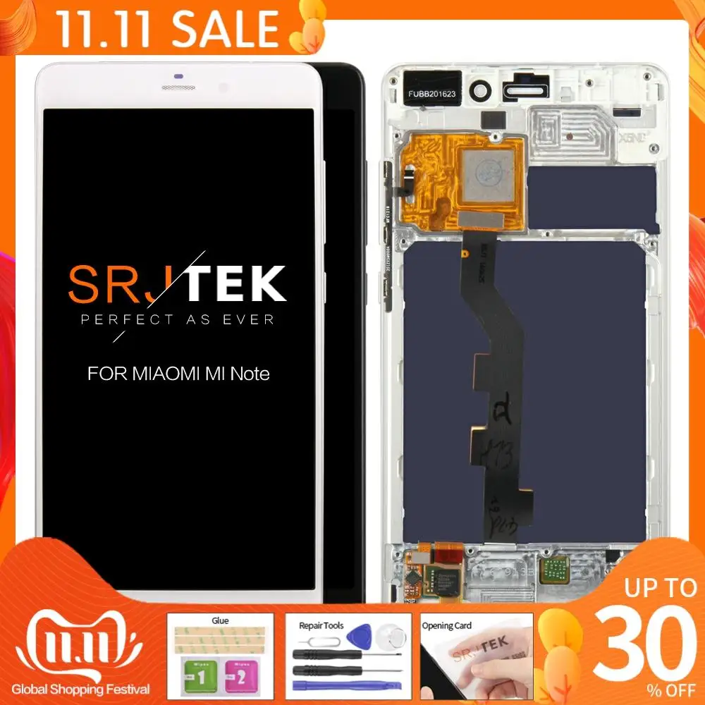 Оригинальный ЖК-дисплей для Xiaomi Mi Note 4G 5 7 дюйма солнечный свет сенсорный экран с
