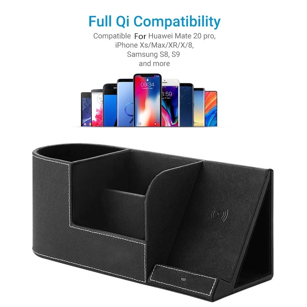 FDGAO-Qi-Wireless-Charger-Pen-Holder-for-iPhone-XS-Max-X-XR-8-Plus-Samsung-Note
