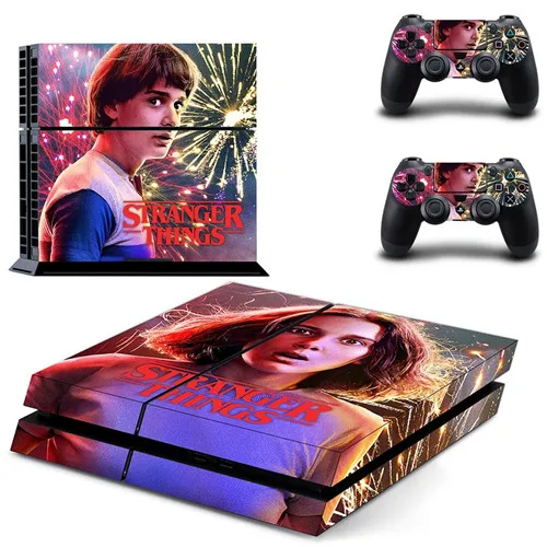 GYTM2743 Странные Вещи полное покрытие лицевые панели наклейка для PS4 Наклейка для playstation 4 консоль и контроллеры наклейка для PS4 виниловая наклейка - Цвет: GYTM2743