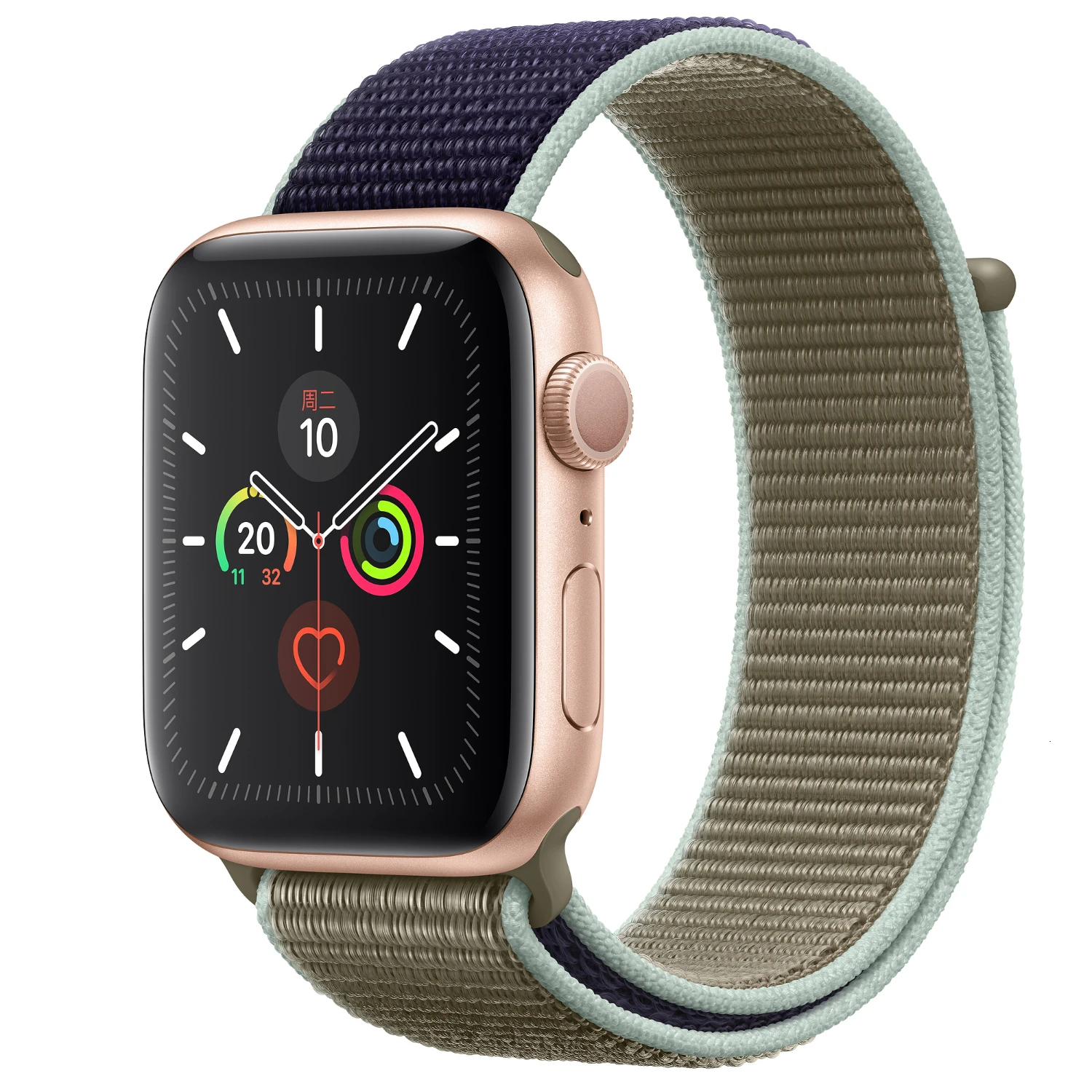 Double Khaki Нейлоновый ремешок для Apple Watch серии 5 42 мм iwatch 44 мм ремешок 38 мм 40 мм iwatch sreies 4 3 2 pulseira браслет ремешок для часов - Цвет ремешка: Double Khaki
