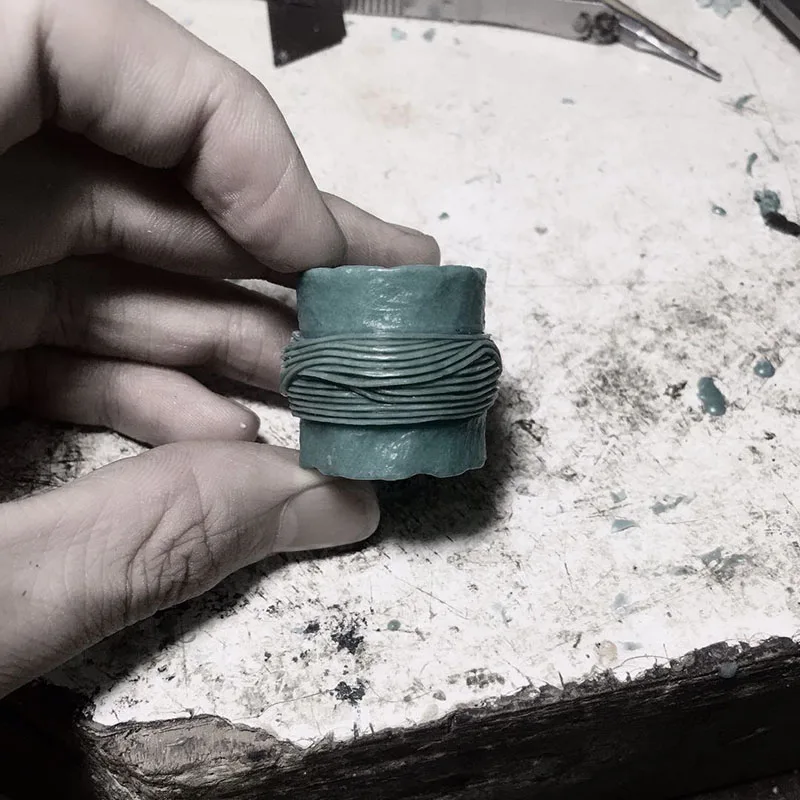 Stainless Steel Viking Simple Ring vintage Hammer retro punk Classic Ring Male finger Love Jewelry for man Gift Wholesale OSR514 - Image 2