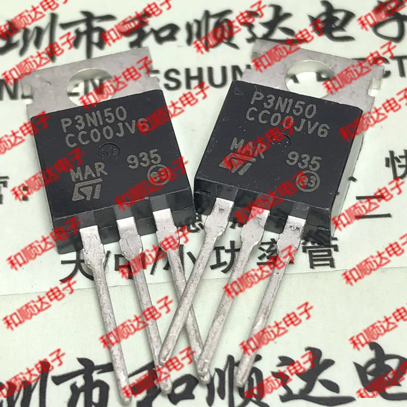 Original New / 5pcs STP3N150 P3N150 TO-220 1500V 3A | Электронные компоненты и принадлежности
