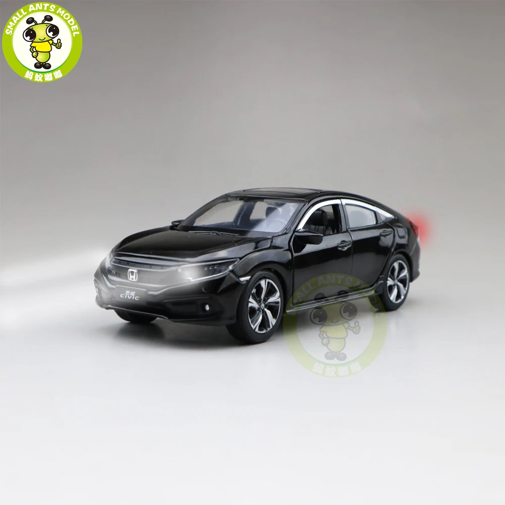 1/32 Jackiekim CIVIC литая под давлением Металлическая Модель автомобиля игрушки Дети Звук освещение подарки