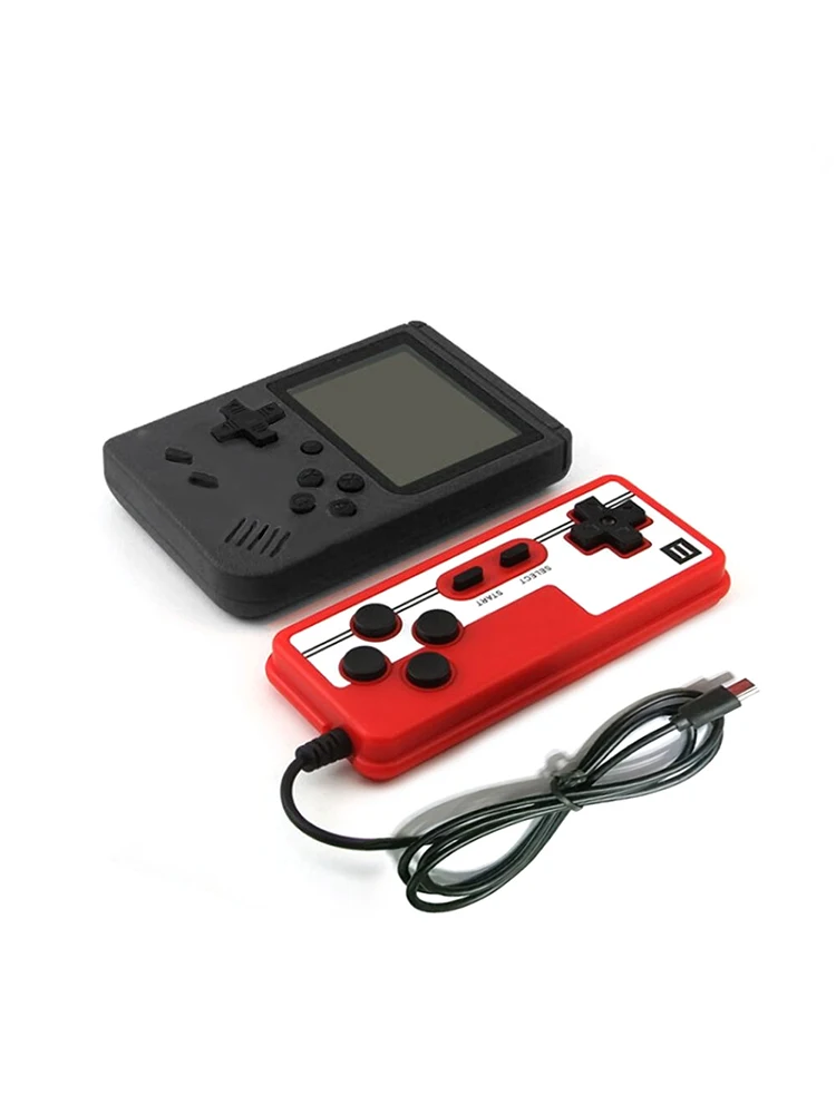 800 Retro Console Double Handheld Game Player Battery 3.0 Inch LCD Built-in 400 Video Games Gift for Kids Classic Videoconsolas 