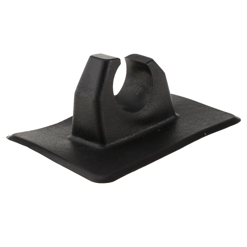 Boat Kayak Paddle Oar Mount Holder Hook Push Pole Clips Black Dia.2.9cm