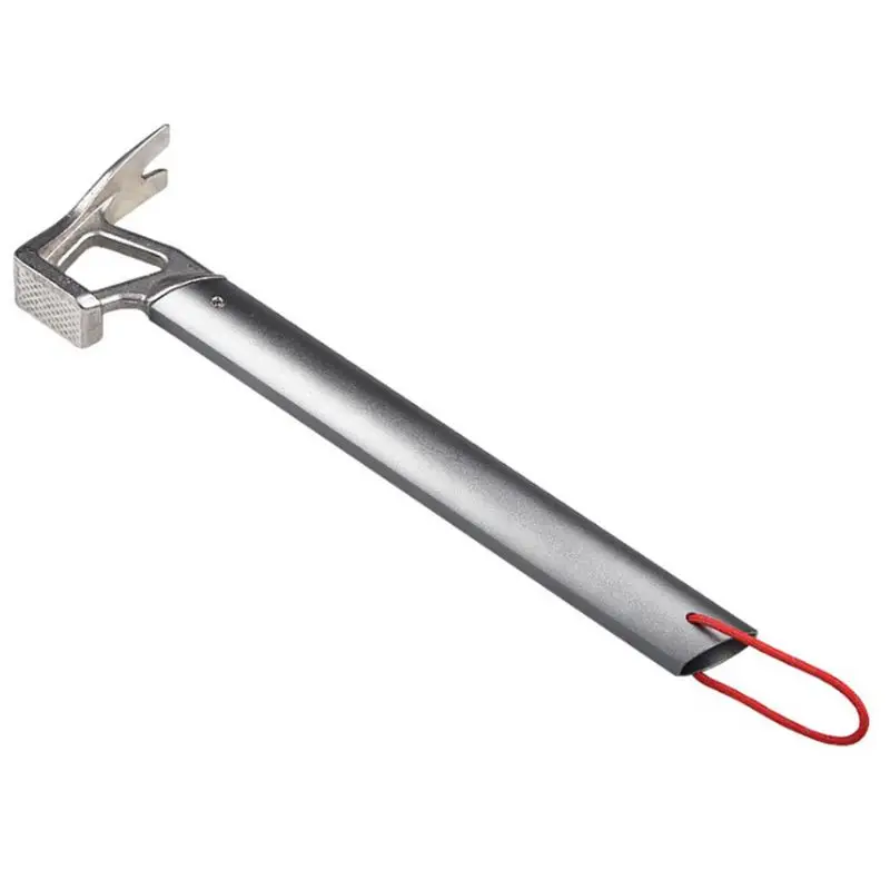 Peg-Hammer Nail-Puller-Accessories Climbing-Tool Stainless-Steel Hiking Outdoor Mountaineering