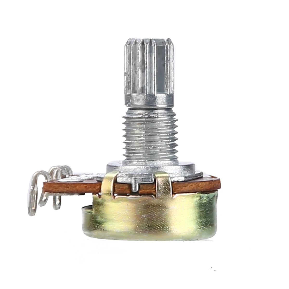 10pcs Guitar Mini Control Pots A500K Short Split Shaft Linear Taper Potentiometers Guitar Tone Potentiometer