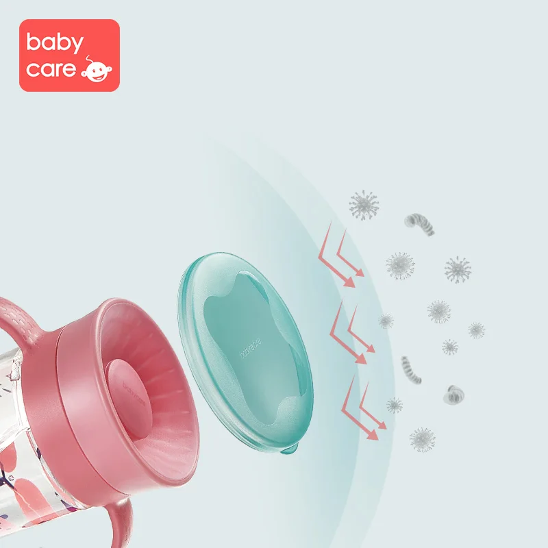 Babycare 260 мл чашка большая 360 градусная емкость для напитков детская ручка для чашки домашняя ударопрочная герметичная детская обучающая Емкость