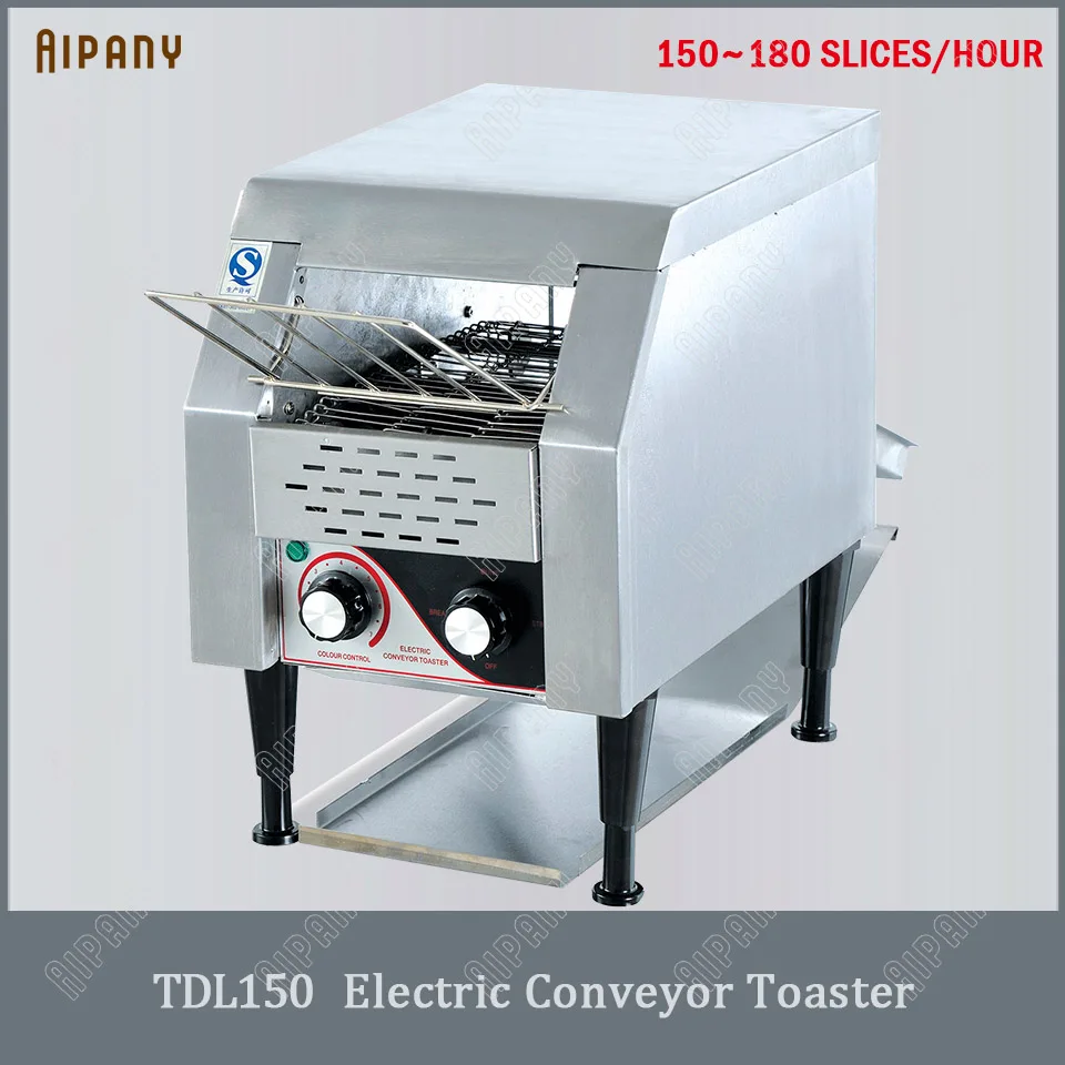 TDL450 коммерческий электро-Конвейерный тостер столешница из нержавеющей стали булочка пиццы хлеб для тостов тостер, Завтрак Оборудование - Цвет: TDL150