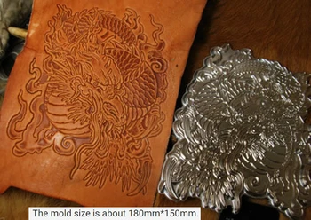 

Dragon design Hand-work design leather working tools carving punches stamp craft leather with leather carving tools