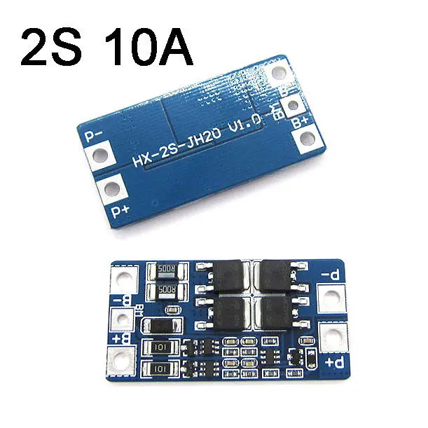 2S 10A 6,4 V 7,4 V w/баланс LiFePO4 18650 батареи BMS защита