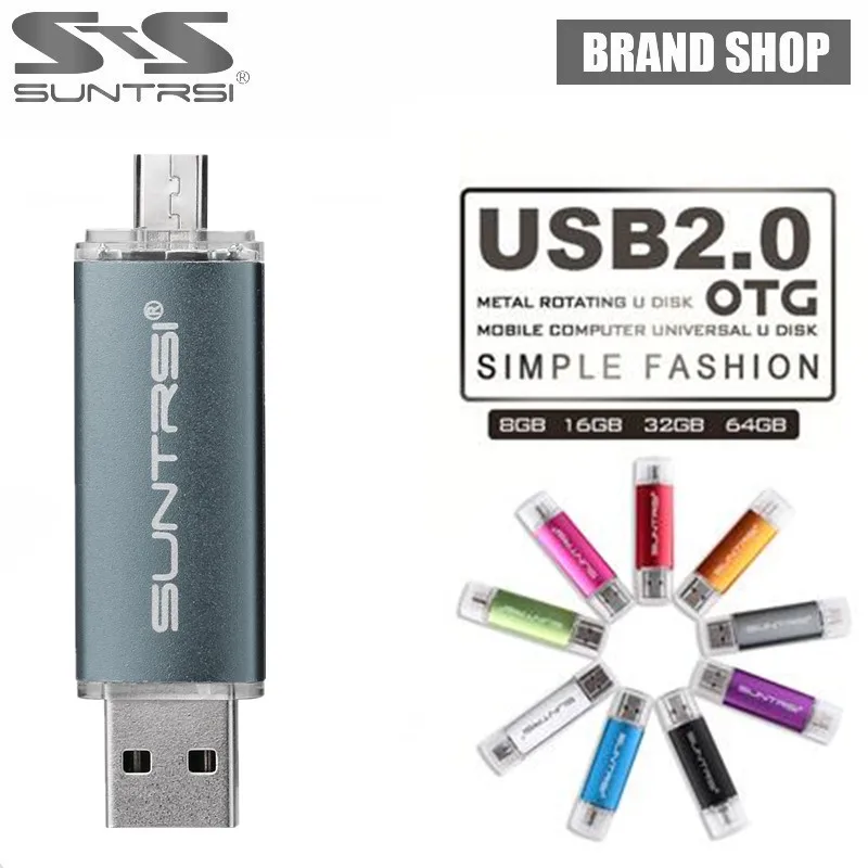 

Suntrsi USB Flash Drive 2.0 8gb 16g 32GB 64G Pen drive 128G Pendrive waterproof usb stick флэш-накопите u-disk key gift for PC