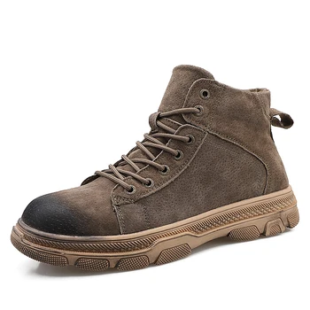 

Men Fashion Ankle Boots Winter / Autumn men's Motorcycle Outdoor Boots Men's Boots Snow Boots Retro Oxfords Keep Warm Shoes