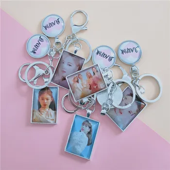 

Kpop 2020 Welcoming Collection Blackpink Lisa Rose Jennie Jisoo Spring Summer Autumn Winter Crystal Keychain Pendant Accessories