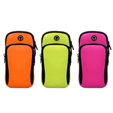 Фитнес-сумка на ремне для мобильного телефона подходит для IPhone6 Plus/I7 работает многофункциональная сумка для наушников