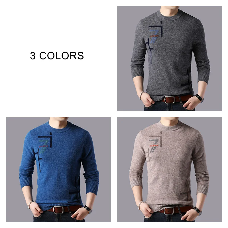 COODRONY Brand 100% Merino Wool Sweater Men Casual O-Neck Pull Homme Winter Thick Warm Soft Cashmere Sweaters Pullover Men 93051 COODRONY Brand 100% Merino Wool Sweater Men Casual O-Neck Pull Homme Winter Thick Warm Soft Cashmere Sweaters Pullover Men 93051