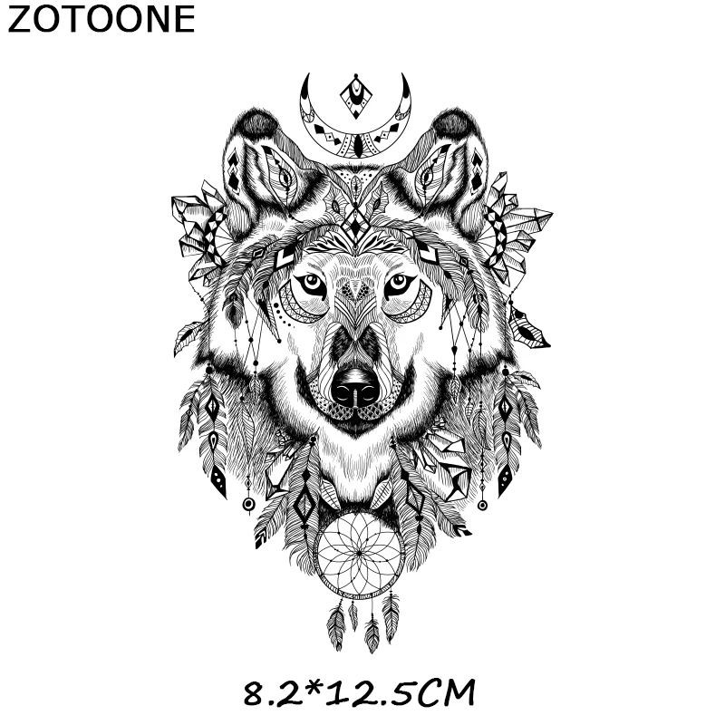 ZOTOONE наклейки с животными для железной одежды аксессуары DIY футболки Платья моющиеся теплопередачи - Цвет: ZT1133