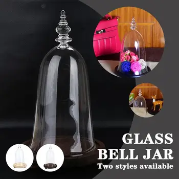 

Glass Rose Glass Cover Glass Bell Jar Creative Flower Decoration Valentine'S Day Realistic Beautiful Micro Landscape Festival