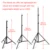 79in 2M Light Stand Штатив С 1/4 Винтовой Головкой Для Фотостудии Софтбокс Видео Вспышка Зонты Отражатель Кольцо лампа Свет