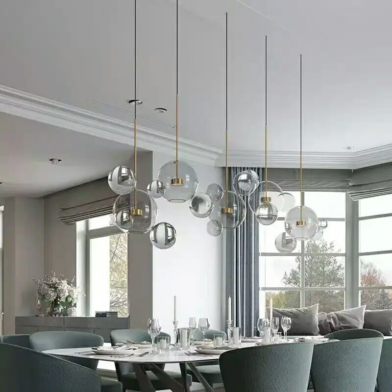 

Vintage Lamp Loft Chandelier Lighting Modern Glass Pendant Hanging Lights for Home Hotel Restaurant Decoration