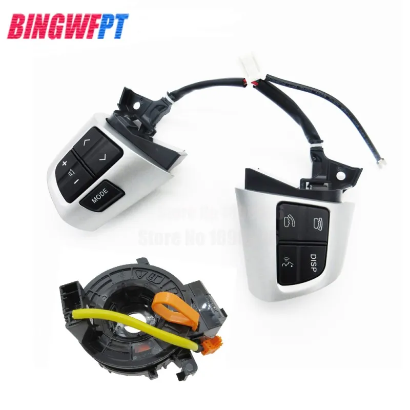 84250-02230 8425002230 для TOYOTA COROLLA ADE150 NDE150 NRE150 ZRE15* ZZE150 2010-2013 рулевое колесо аудио переключатель управления - Цвет: silver-black-cable