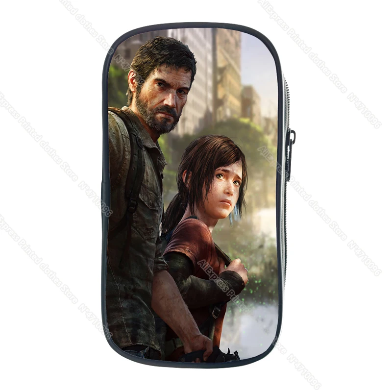 New Game The Last of Us 2 Pencil Case School Supplies for Kids Stationery 3D Print Storage Pouch Cosmetic Cases Makeup Box Bags