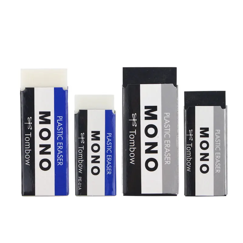 TOMBOW MONO plastic Eraser PE 01A 03A японский чистящий ластик для рисования 2B карандаш резина