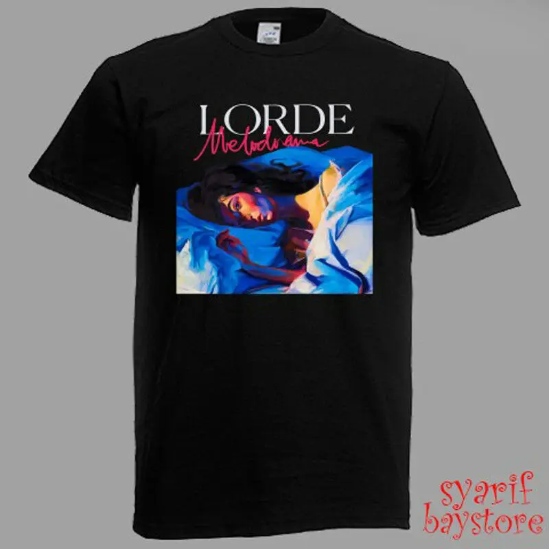 Lorde Melodrama Обложка альбома Мужская Черная Футболка размер S M L XL 2XL 3XL | одежда