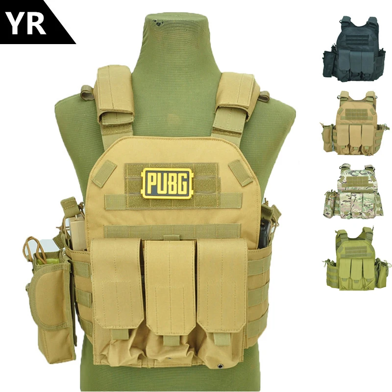 Тактический Жилет Molle бронированный для охоты страйкбола 094K M4 Боевая Экипировка