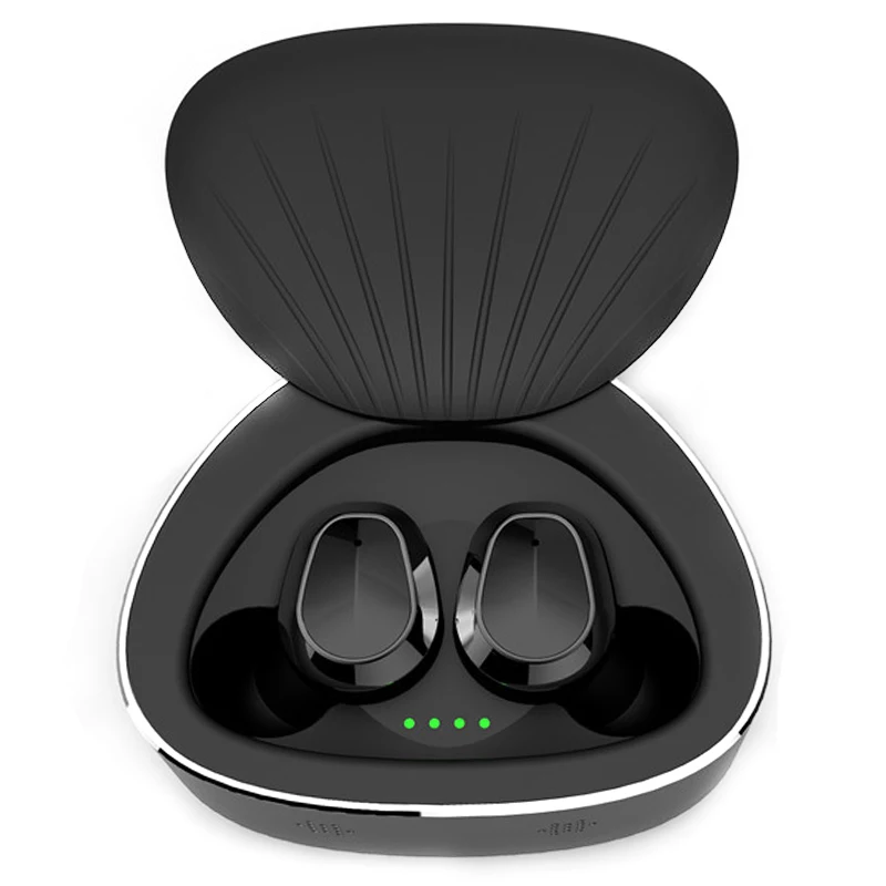 

H3 Bluetooth Earpiece True Wireless Earbuds with Mic Cordless Earphone Headset with Charging Case BT5.0 for iPhone
