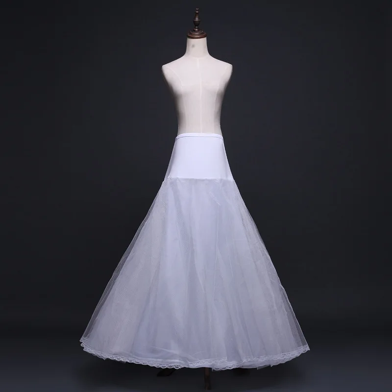 

Skirt A posing wedding dress lining skirt stretch cloth waist a pendulum plus steel ring lace