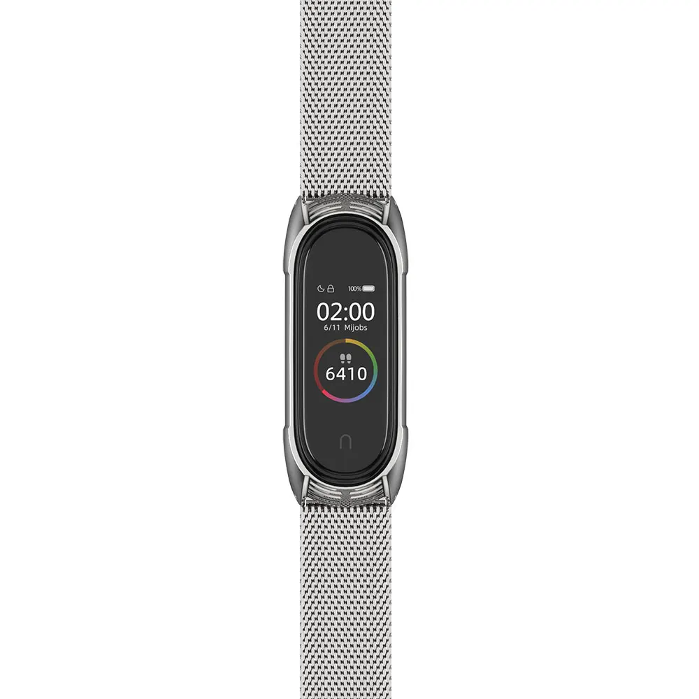 Ремешок для Xiaomi Mi Band 4 металлический Безвинтовой браслет из нержавеющей стали 3 TF