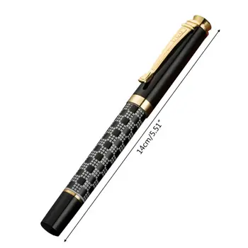 

0.5mm Black Ink Metal Ballpoint Pen Men Signature Business Student Gift Office Stationery Supplies