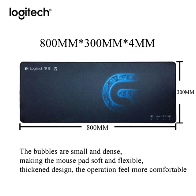 Logitech gioco tappetino per mouse tappetino per tovaglia Base in gomma  antiscivolo tappetino per mouse grande adatto per giochi da ufficio  notebook per computer - AliExpress