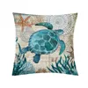 Turtle Pillow Case Sea Style Octopus Printing Throw Pillow Case Cover Sea Whale Pillowcases Pillow Case Pillowcase kussensloop 2