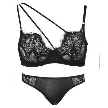 

EFIOLY NT20A0016 2020 Lingerie Set Underwear Gather Sexy Lace Bra Set Slim Bra Set Lady Lashes Irregular Design