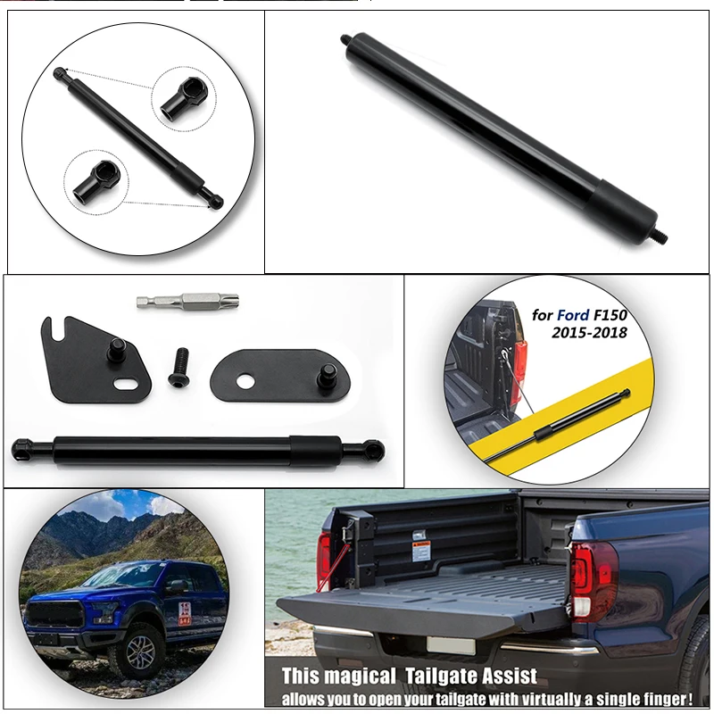 1 шт. газовая стойка для Ford F150 F 150 2015 2018 автомобильный Стайлинг Задняя Крышка