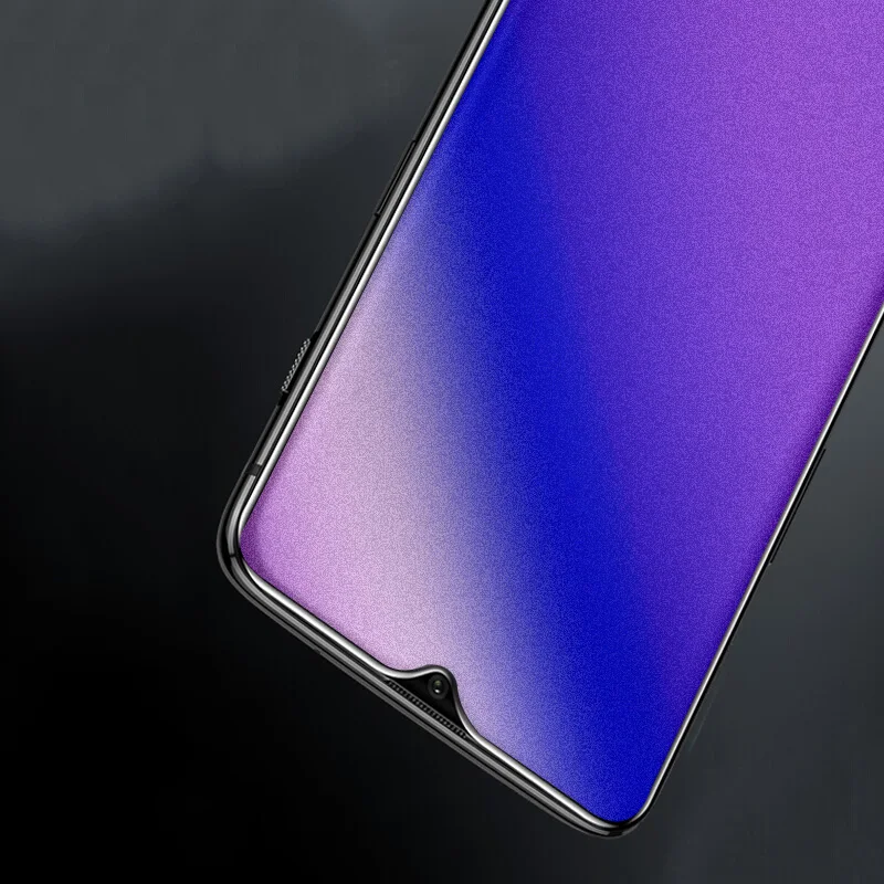 UVR Full Cover Matte Glass For Oneplus 7 5 5T 6 6T Tempered Glass No Fingerprint Screen Protector One Plus 7 5 6T Frosted Film