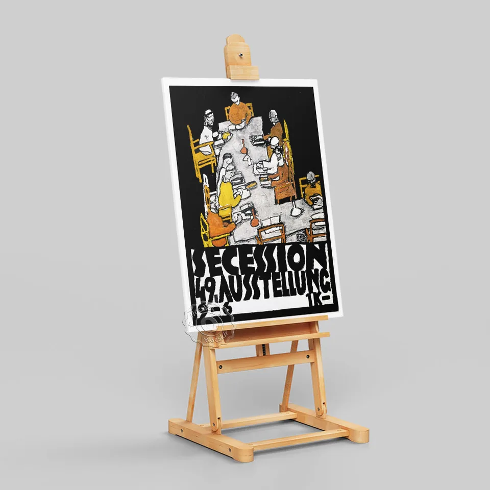 Egon Schiele Print, The Vienna Secession 49th Exhibition Die