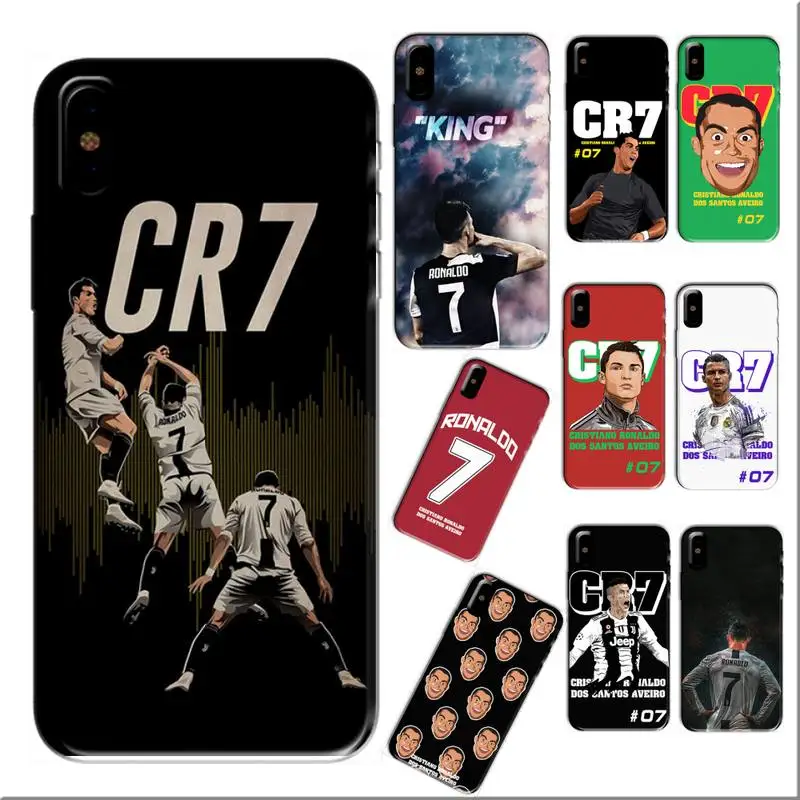 CR7 Криштиану Роналду роскошный брендовый чехол чехлы carcasa аксессуары etui capas для