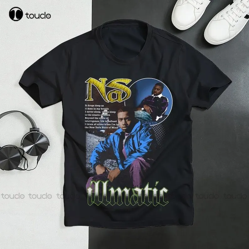 Nas Illmatic T Shirt Classic Hip Hop 