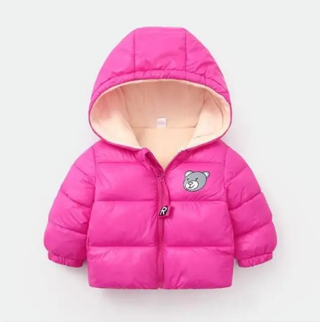 BibiCola/Детские зимние парки для маленьких мальчиков; куртки для детей; Верхняя одежда; хлопковые бархатные толстовки с капюшоном для маленьких девочек; пальто; одежда - Цвет: picture color