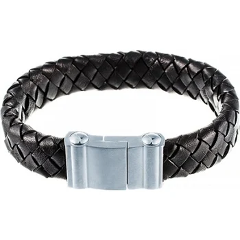 

Jay VI bracelet with white steel leather