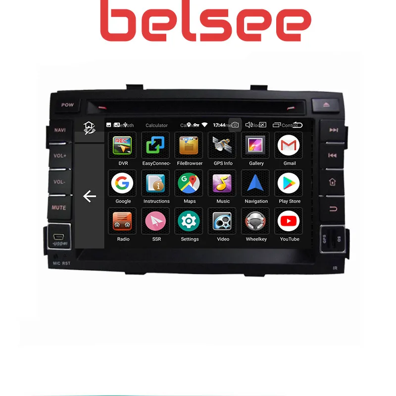 Belsee 2009 2010 2011 2012 KIA Sorento Радио стерео аудио Системы Android 9,0 Авто головное устройство gps навигация 8 Core, 4 Гб+ 64 Гб gps DVD