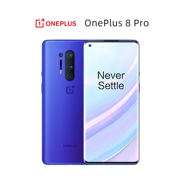 New Global OnePlus 8 Pro 5G SmartPhone 6.78'' Snapdragon 865 120Hz Fluid Display 48MP Quad 30W Charger Android NFC Mobile Phone 1