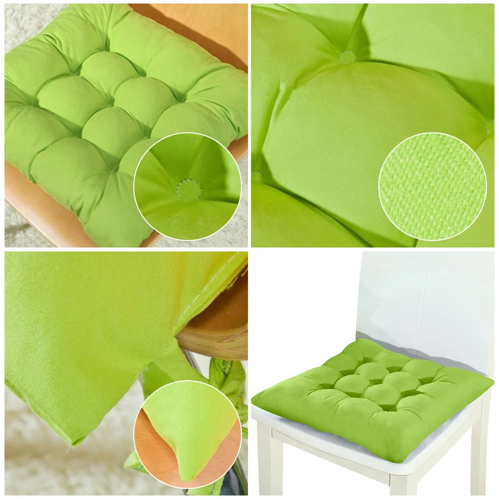 1/2/4pcs Home Seat Cushion Pad Winter Office Bar Chair Back Seat Cushions Sofa Pillow Buttocks Chair Cushion 37x37cm 4